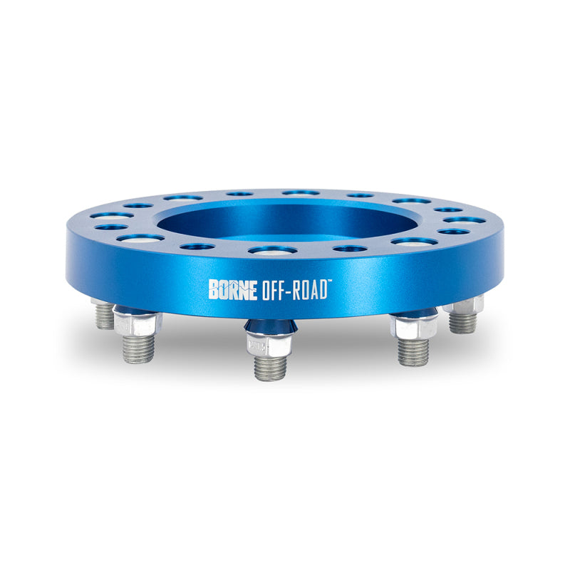 Borne Off-Road BNWS-002-381BL - BRNBNWS-002-381BL - Borne Off-Road Wheel Spacers - 8X170 - 125 - 38.1mm - M14 - Blue - Shipped in Europe - Tuningsupply.com