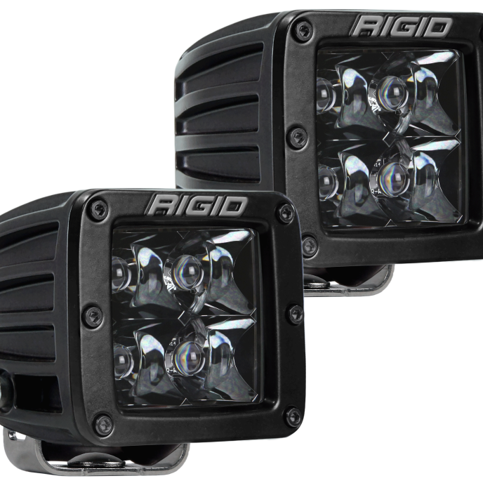 Rigid Industries 202213BLK - RIG202213BLK - Rigid Industries D-Series Midnight Edition - Spot - Set of 2 - Shipped in Europe - Tuningsupply.com