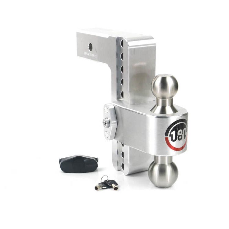 Weigh Safe LTB8-2.5 - WEILTB8-2.5 - Weigh Safe 180 Hitch 8in Drop Hitch & 2.5in Shank (10K/18.5K GTWR) - Aluminum - Shipped in Europe - Tuningsupply.com