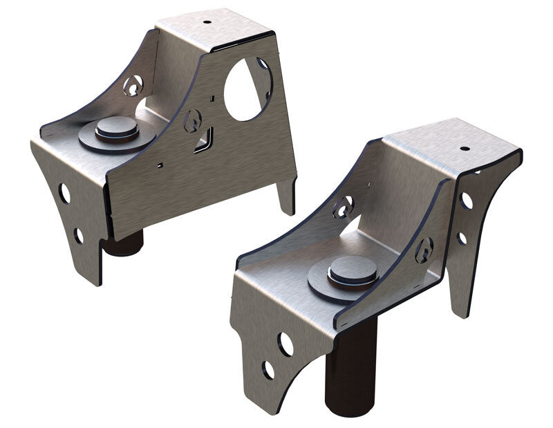Artec Industries TJ2002 - ARTTJ2002 - Artec Industries 97-06 Jeep Wrangler TJ Front Frame Coil Buckets For Oem Bumpstops - Shipped in Europe - Tuningsupply.com