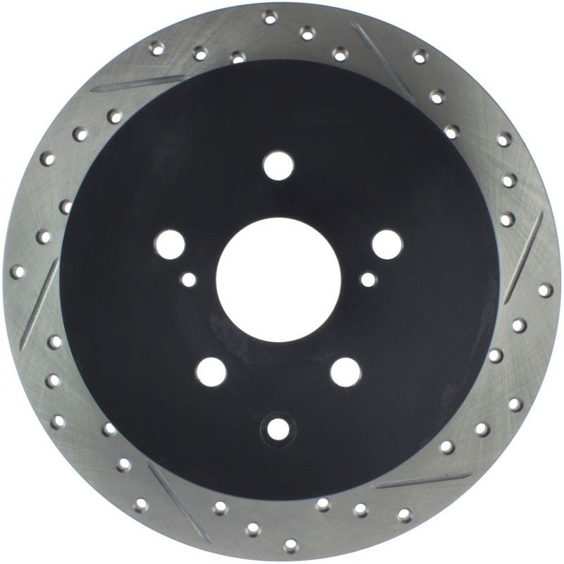 Stoptech 127.44166L - STO127.44166L - StopTech Sport Drilled & Slotted Rotor - Rear Left - Shipped in Europe - Tuningsupply.com