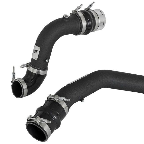 aFe 46-20314-B - AFE46-20314-B - aFe Bladerunner 3in Hot and Cold Side Black Intercooler Tubes 2017 Ford Diesel Trucks V8 6.7L (td) - Shipped in Europe - Tuningsupply.com