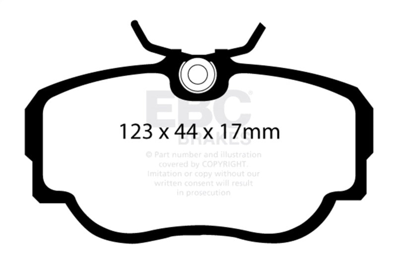EBC DP3779C - EBCDP3779C - EBC 83-85 BMW 318 1.8 (E30) Redstuff Front Brake Pads - Shipped in Europe - Tuningsupply.com