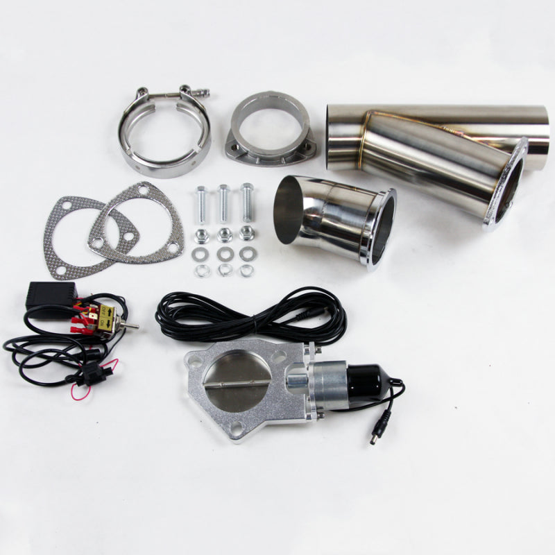 Granatelli Motor Sports 307540 - GMS307540 - Granatelli 4.0in Stainless Steel Electronic Exhaust Cutout - Shipped in Europe - Tuningsupply.com