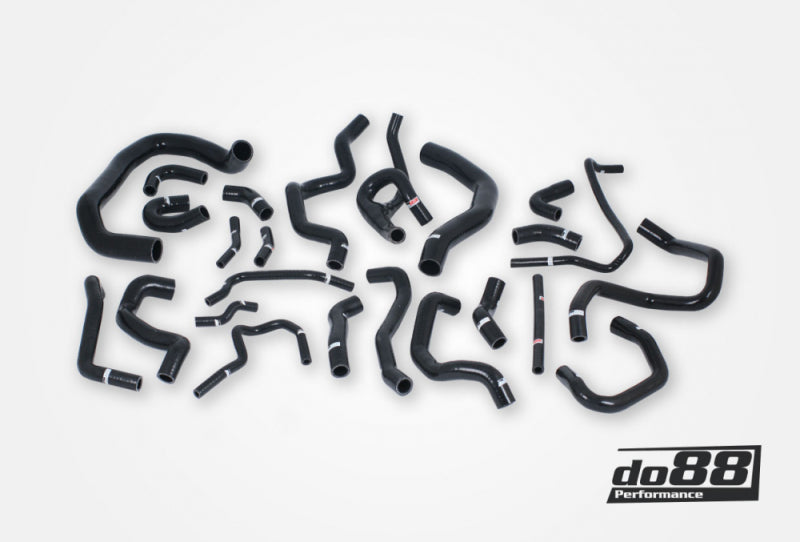 do88 DO88-KIT187S - DOBDO88-KIT187S - do88 Audi/Seat/Skoda/Volkswagen 1.8T/2.0T (MQB) Coolant Hoses (24 pcs) - Black - Shipped in Europe - Tuningsupply.com