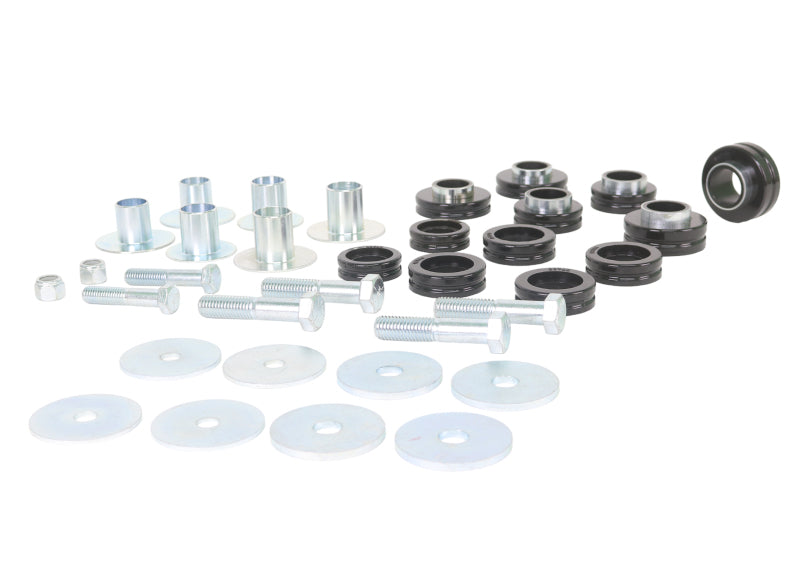 Whiteline W93494 - WHLW93494 - Whiteline 1967 Chevrolet Chevy II Body Mount Bushing Set - Shipped in Europe - Tuningsupply.com