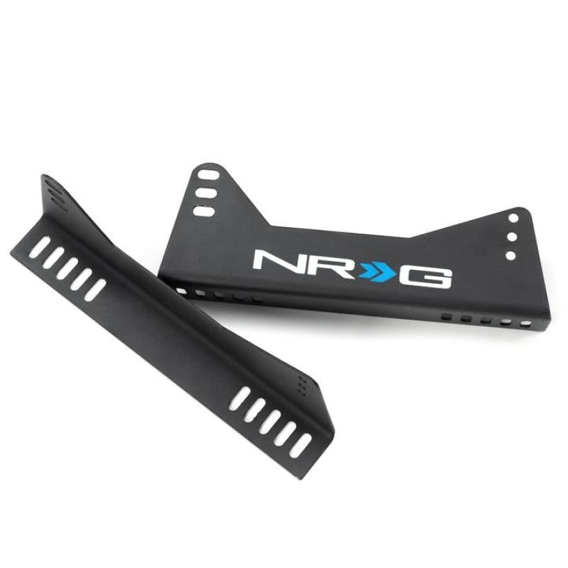 NRG RSC-100MB-NRG - NRGRSC-100MB-NRG - NRG Bucket Seat Side Bracket - 2pc w/ NRG Logo - Shipped in Europe - Tuningsupply.com