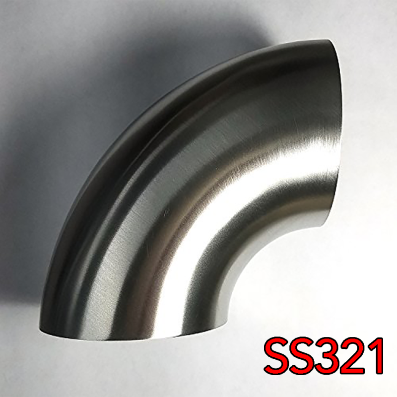 Stainless Bros 701-04556-3100 - STB701-04556-3100 - Stainless Bros 1.75 SS321 90 Deg Mandrel Bend Elbow - 1D Radius (No Leg) - Shipped in Europe - Tuningsupply.com