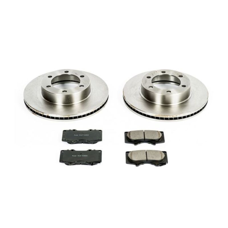 PowerStop KOE2324 - PSBKOE2324 - Power Stop 01-07 Toyota Sequoia Front Autospecialty Brake Kit - Shipped in Europe - Tuningsupply.com