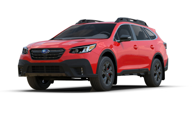 Rally Armor MF66-UR-RD/WH - RALMF66-UR-RD/WH - Rally Armor 20-25 Subaru Outback Red UR Mud Flap w/White Logo - Shipped in Europe - Tuningsupply.com