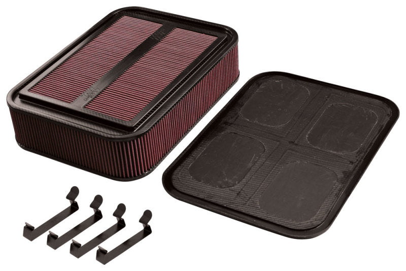 K&N Engineering 100-8592 - KNN100-8592 - K&N Custom Racing Assembly Carbon Fiber 4in Air Box w/ Base and Hardware - Large - Shipped in Europe - Tuningsupply.com