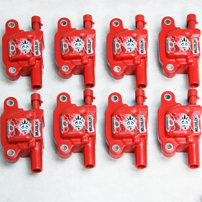 Granatelli Motor Sports 28-0514-CPRM - GMS28-0514-CPRM - Granatelli 14-23 GM LT Malevolent Coil Packs - Red (Set of 8) - Shipped in Europe - Tuningsupply.com