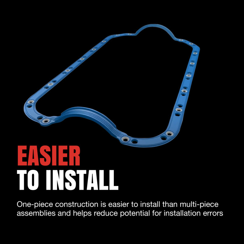 Fel-Pro OS34509T - FELOS34509T - Fel-Pro Small Block Chevy 1-Piece Engine Oil Pan Gasket Set - Shipped in Europe - Tuningsupply.com