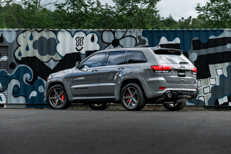 MBRP PS5525AL - MBRPS5525AL - MBRP 2012+ Jeep Grand Cherokee SRT 6.4L 3in Dual Rear Exit Aluminized Catback Exhaust - T304 Tips - Shipped in Europe - Tuningsupply.com