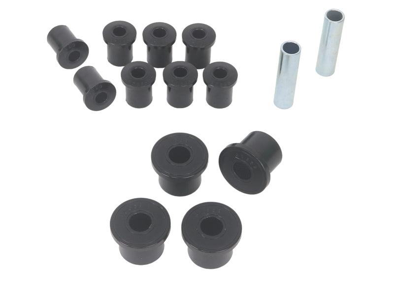 Whiteline W73829 - WHLW73829 - Whiteline 1981-1985 Jeep Scrambler Rear Leaf Spring & Shackle Bushings - Shipped in Europe - Tuningsupply.com