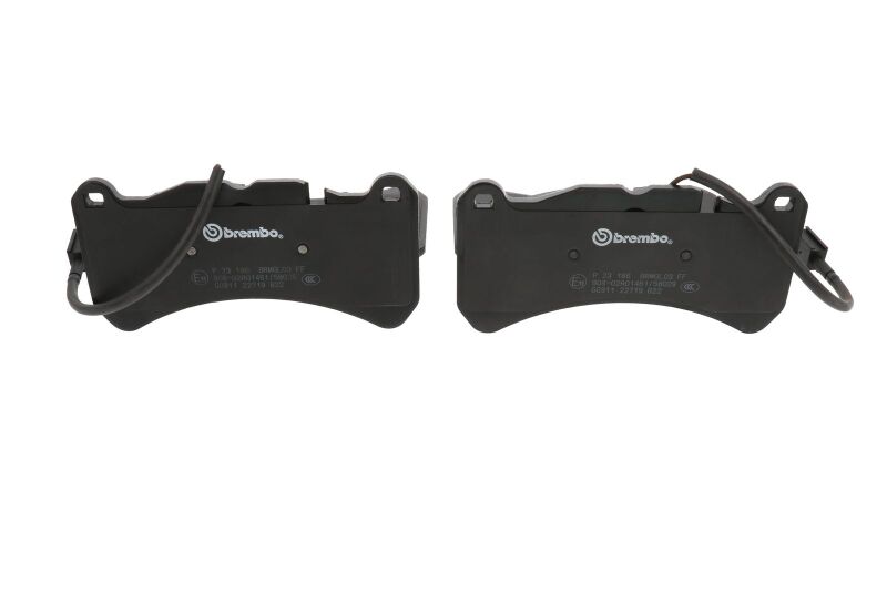Brembo OE P23186 - BREP23186 - Brembo 18-19 Alfa Romeo Giulia/ Alfa Romeo Stelvio Front Low-Met Brake Pad - Shipped in Europe - Tuningsupply.com