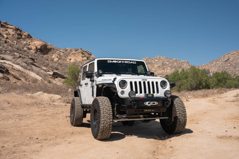 DV8 Offroad LBJK-04 - DVELBJK-04 - DV8 07-18 Jeep Wrangler JK Dual Pod Light Mounts - Shipped in Europe - Tuningsupply.com