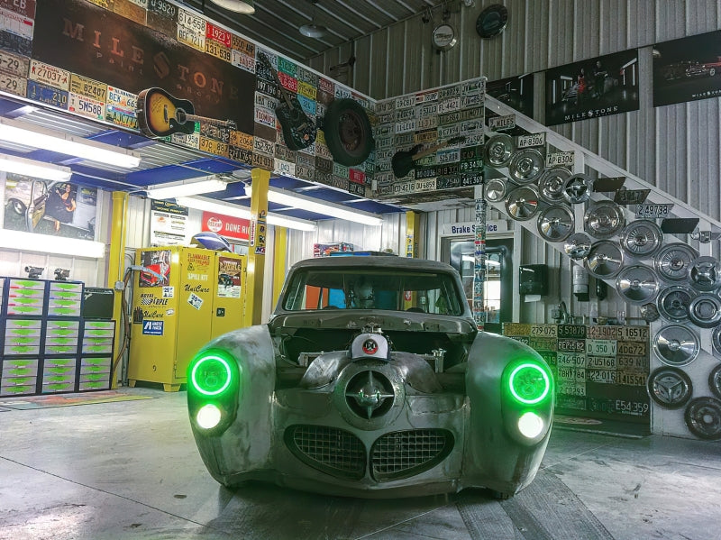 ORACLE Lighting 6905-001 - ORL6905-001 - Oracle Pre-Installed Lights 7 IN. Sealed Beam - White Halo - Shipped in Europe - Tuningsupply.com