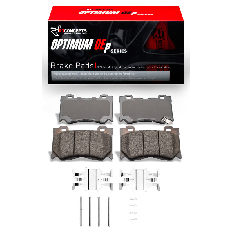 R1 Concepts 2551-1346-01 - RNC2551-1346-01 - R1 2008-2025 Infiniti FX50 Front R1 Optimum OE Pads & Hardware Kit - Shipped in Europe - Tuningsupply.com