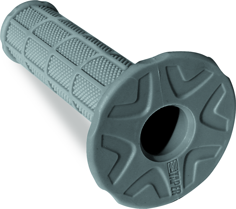 ProTaper 024835 - PTR024835 - ProTaper Full Waffle Grips Soft - Light Gray - Shipped in Europe - Tuningsupply.com
