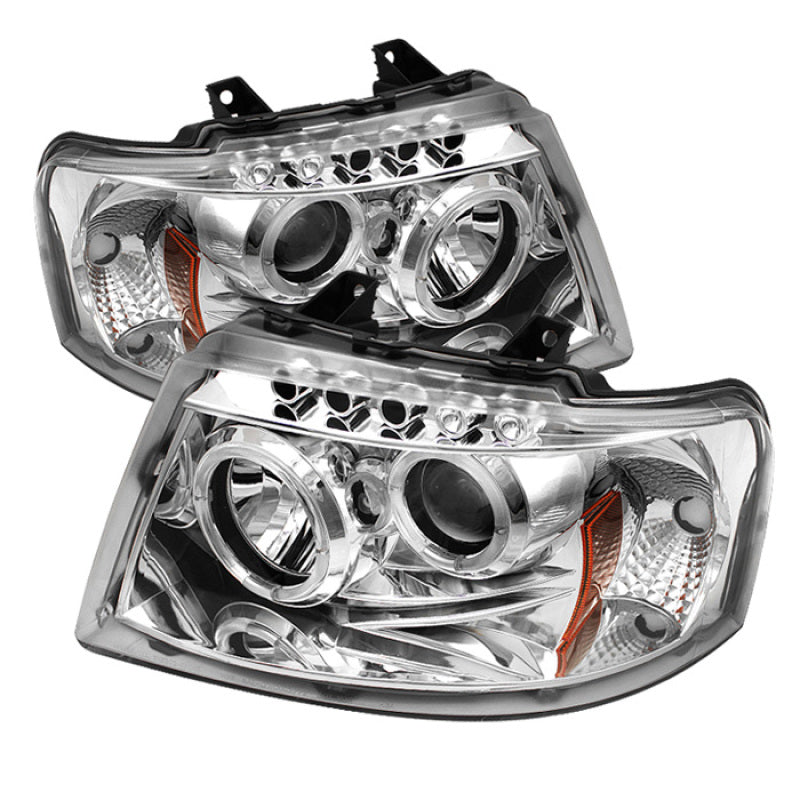 SPYDER 5010124 - SPY5010124 - Spyder Ford Expedition 03-06 Projector Headlights LED Halo LED Chrm Low 9006 PRO-YD-FE03-HL-C - Shipped in Europe - Tuningsupply.com
