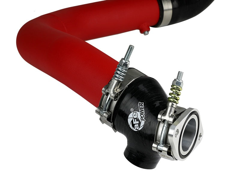 aFe 46-20378-R - AFE46-20378-R - aFe BladeRunner 2.5in Aluminum Hot Side Charge Pipe 15-20 Subaru WRX 2.0T - Red - Shipped in Europe - Tuningsupply.com