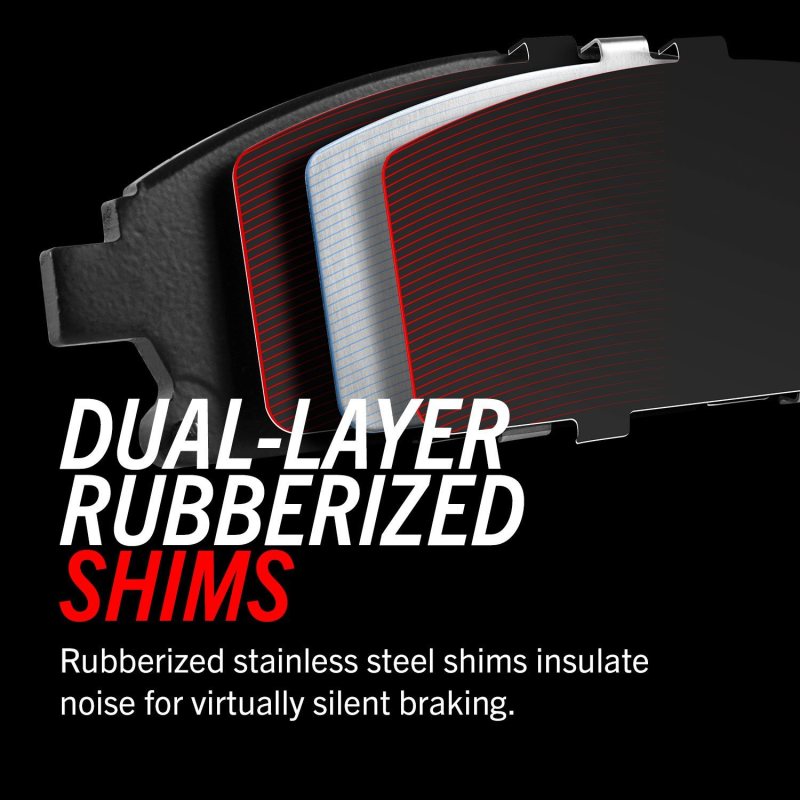 PowerStop Z23-1602 - PSBZ23-1602 - Power Stop 12-19 Ford F-150 Rear Z23 Evolution Sport Brake Pads w/Hardware - Shipped in Europe - Tuningsupply.com