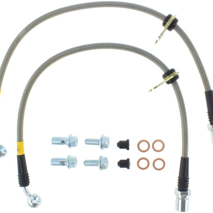 Stoptech 950.44008 - STO950.44008 - StopTech Stainless Steel Front Brake lines for 93-98 Supra - Shipped in Europe - Tuningsupply.com