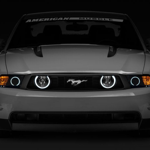 Raxiom 49133 - RAX49133 - Raxiom 05-12 Ford Mustang GT LED Halo Fog Lights (Chrome) - Shipped in Europe - Tuningsupply.com