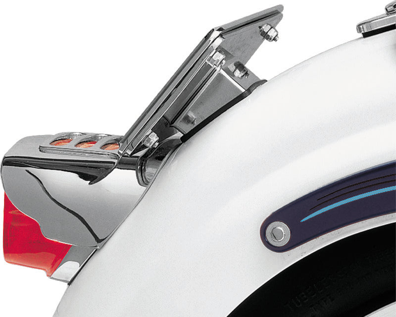 Kuryakyn 9165 - KUR9165 - Kuryakyn Universal Laydown License Holder Chrome - Shipped in Europe - Tuningsupply.com