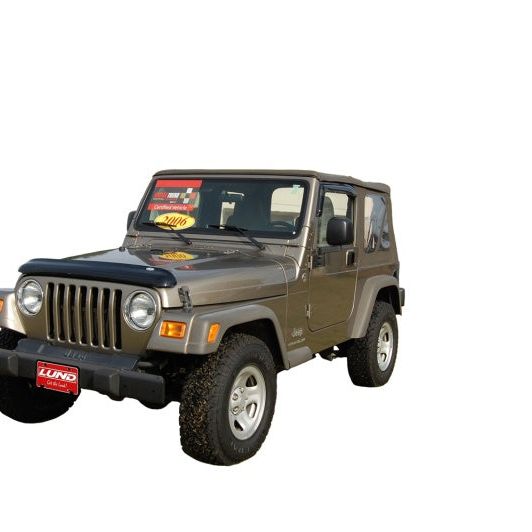 AVS 92054 - AVS92054 - AVS 97-06 Jeep Wrangler Ventvisor Outside Mount Window Deflectors 2pc - Smoke - Shipped in Europe - Tuningsupply.com