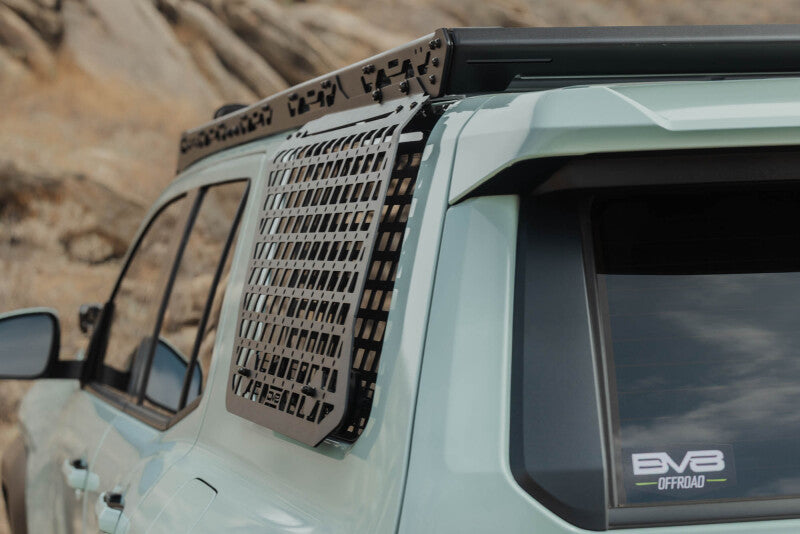 DV8 Offroad RRTF3-02EMD - DVERRTF3-02EMD - DV8 Offroad 25-26 Toyota 4Runner Exterior Window Molle for DV8 Offroad Roof Rack - Driver - Shipped in Europe - Tuningsupply.com