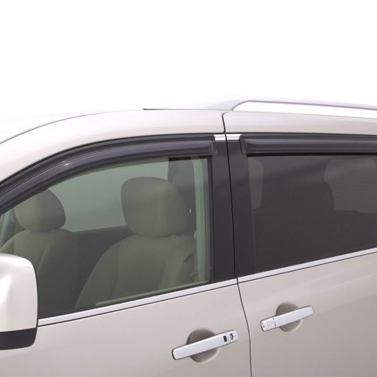 AVS 94630 - AVS94630 - AVS 11-18 Nissan Quest Ventvisor Outside Mount Window Deflectors 4pc - Smoke - Shipped in Europe - Tuningsupply.com
