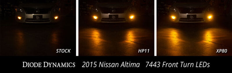 Diode Dynamics DD0111P - DIODD0111P - Diode Dynamics 7443 LED Bulb HP48 LED - Amber (Pair) - Shipped in Europe - Tuningsupply.com