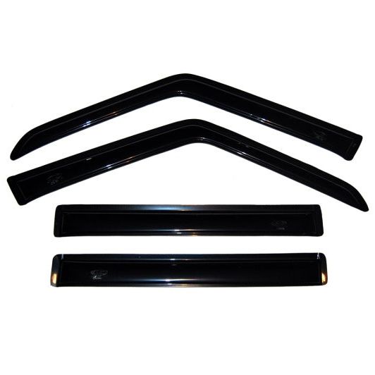 AVS 94212 - AVS94212 - AVS 84-01 Jeep Cherokee (4 Door Excl. Limited Model) Ventvisor Window Deflectors 4pc - Smoke - Shipped in Europe - Tuningsupply.com