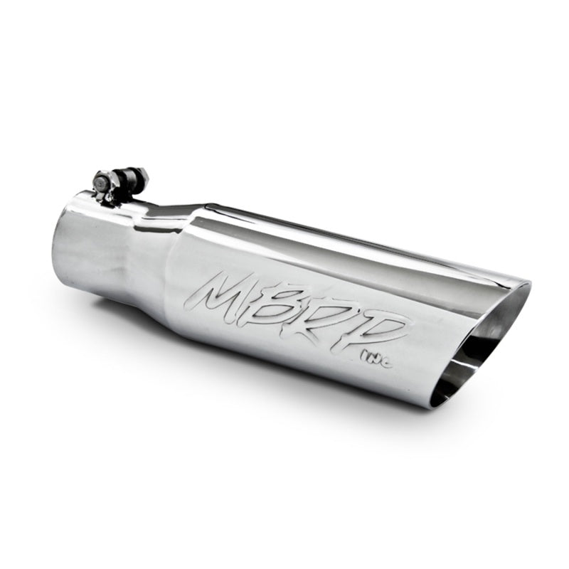MBRP PT5106 - MBRPT5106 - MBRP Universal Tip 3in O.D. Dual Wall Angled 2 inlet 12 length - Shipped in Europe - Tuningsupply.com