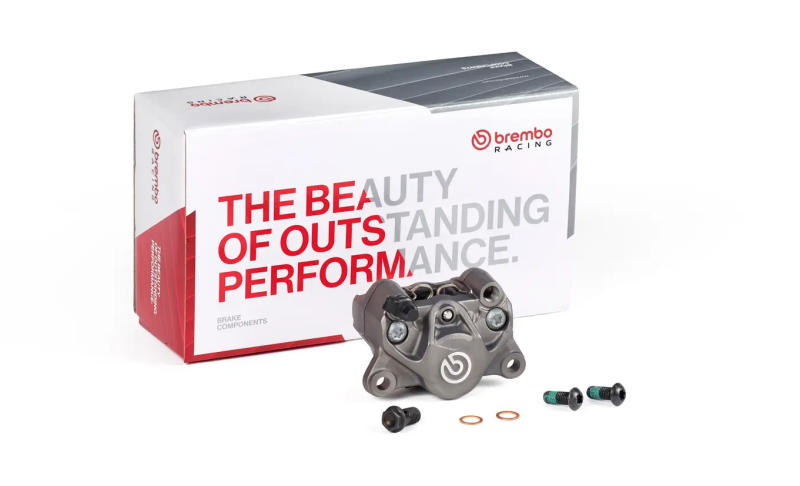 Brembo OE Powersports 120B27810 - BRE120B27810 - Brembo 2015 Aprilia RSV4 Factory APRC ABS/2017 RSV4 FW-GP P2-RS84 Brake Caliper - Rear Left - Shipped in Europe - Tuningsupply.com