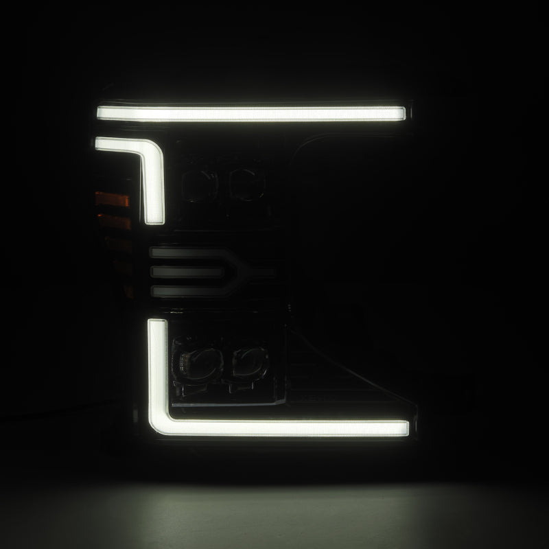 AlphaRex 880340 - ARX880340 - AlphaRex 20-22 Ford F-250/350/450 SD NOVA-Series LED Proj Headlights Alpha-Bk w/Acv Light SS & SBDRL - Shipped in Europe - Tuningsupply.com
