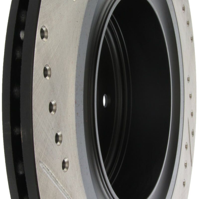 Stoptech 127.42101L - STO127.42101L - StopTech Infiniti G37 / Nissan 370Z SportStop Slotted & Drilled Rear Left Rotor - Shipped in Europe - Tuningsupply.com