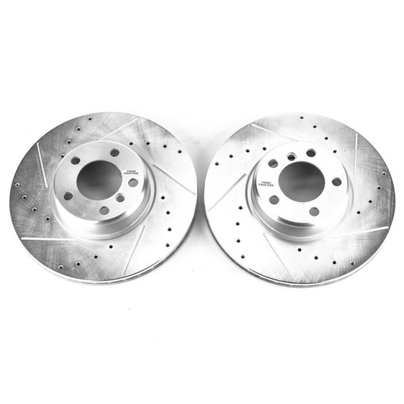 PowerStop EBR1402XPR - PSBEBR1402XPR - Power Stop 14-16 BMW 228i Front Evolution Drilled & Slotted Rotors - Pair - Shipped in Europe - Tuningsupply.com