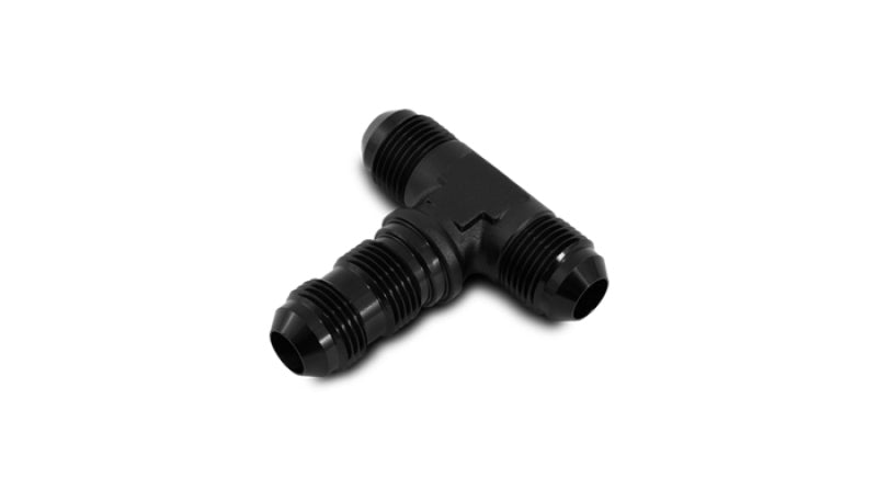 Vibrant 10616 - VIB10616 - Vibrant -3AN Bulkhead Adapter Tee Fitting - Anodized Black Only - Shipped in Europe - Tuningsupply.com