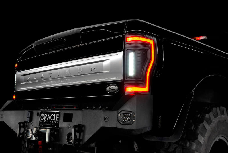ORACLE Lighting 5896-504-T - ORL5896-504-T - Oracle Lighting 17-22 Ford F-250/350 (Black Series) Flush Mount LED Tail Lights - Shipped in Europe - Tuningsupply.com