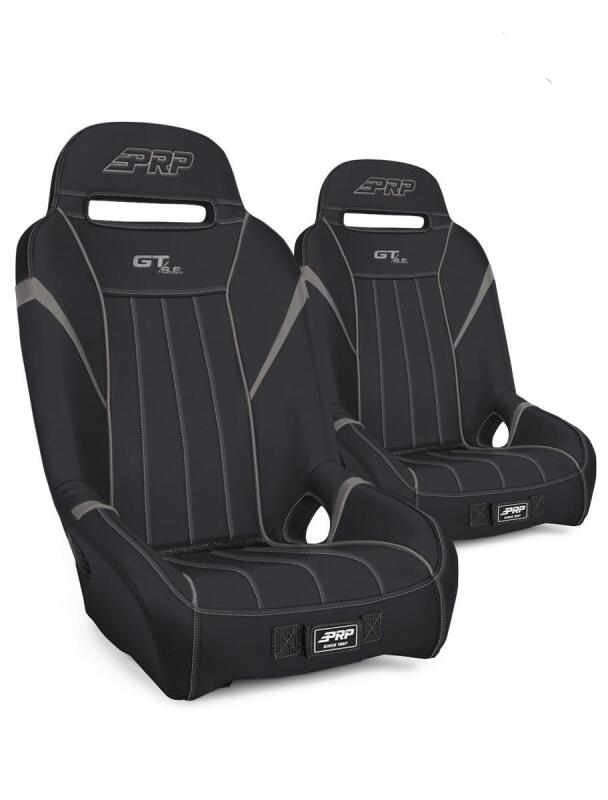PRP Seats A5701-PORXP-C86-203 - PRPA5701-PORXP-C86-203 - PRP GT/S.E. Suspension Seats Kit for Can-Am Maverick X3 (Pair) - Black & Gray - Shipped in Europe - Tuningsupply.com