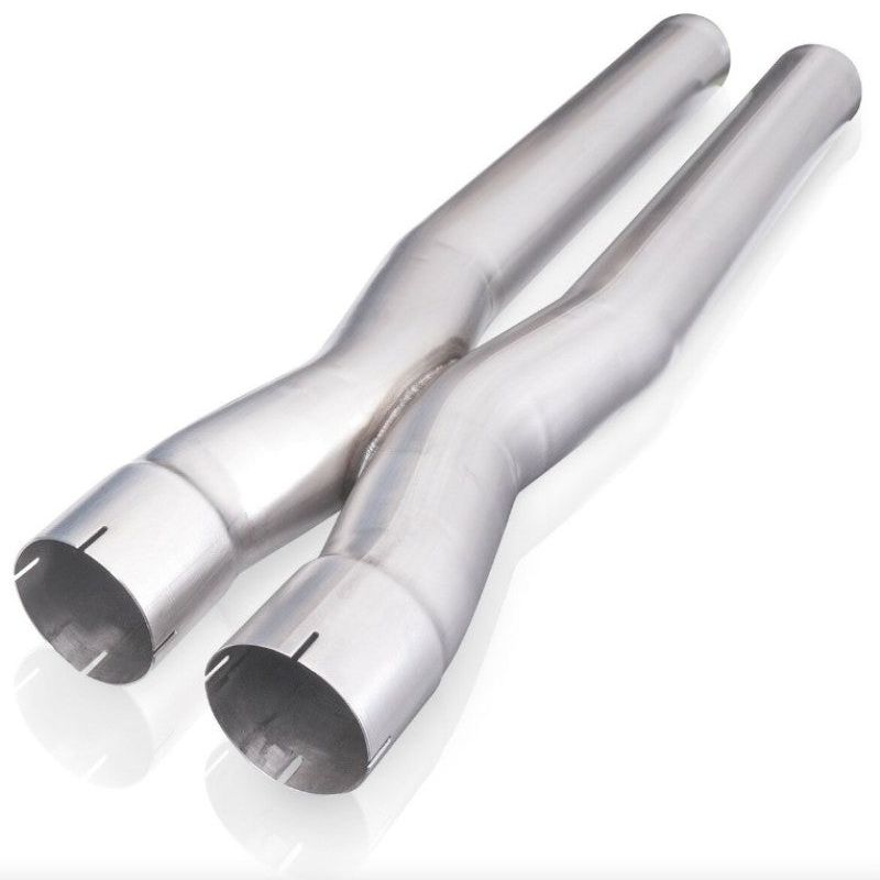 Stainless Works 3XP413SS - SSW3XP413SS - Stainless Works 3in X-Pipe (Parallel) w/ 4.125in Center-to-Center - 3in ID Expanded Inlets - Shipped in Europe - Tuningsupply.com