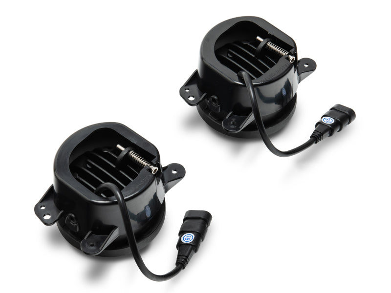 Raxiom J130811 - RAXJ130811 - Raxiom 07-22 Jeep Wrangler JK/JL Axial Series Tri-Bar LED Fog Lights- White - Shipped in Europe - Tuningsupply.com