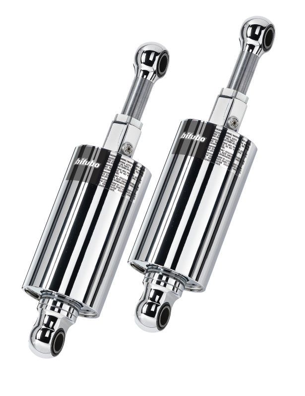 Bitubo Suspension HD015HMG12 - BITHD015HMG12 - Bitubo HMG1 Twinshocks Adjustable: Spring Preload, Compression, Length, Black Spring - Shipped in Europe - Tuningsupply.com