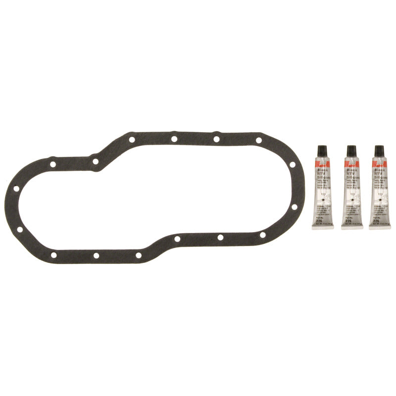 Fel-Pro OS30803 - FELOS30803 - Fel-Pro 10-12 Toyota Sequoia Engine Oil Pan Gasket Set - High-Temperature Rubber-Coated Fiber - Shipped in Europe - Tuningsupply.com