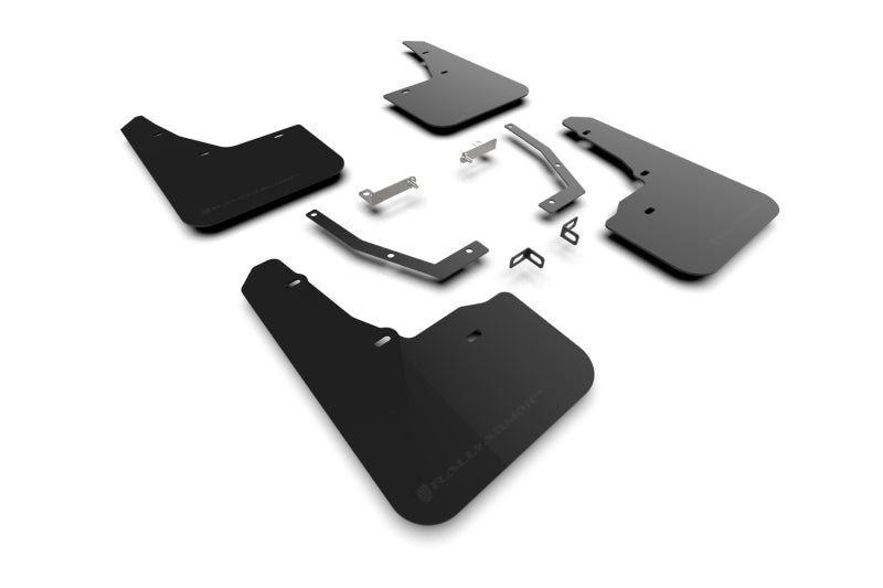 Rally Armor MF132-UR-BLK-MBK - RALMF132-UR-BLK-MBK - Rally Armor 2025 Subaru Forester Black UR Mud Flap w/Metallic Black Logo - Shipped in Europe - Tuningsupply.com