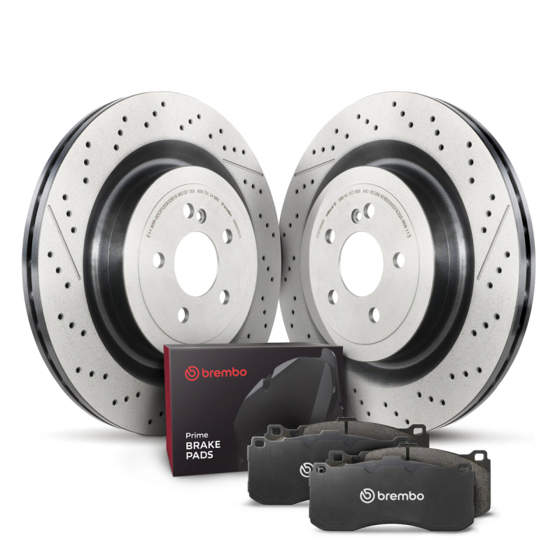 Brembo OE - BREKT04496 - Brembo OE Rear Disc Brake Kit - Shipped in Europe - Tuningsupply.com