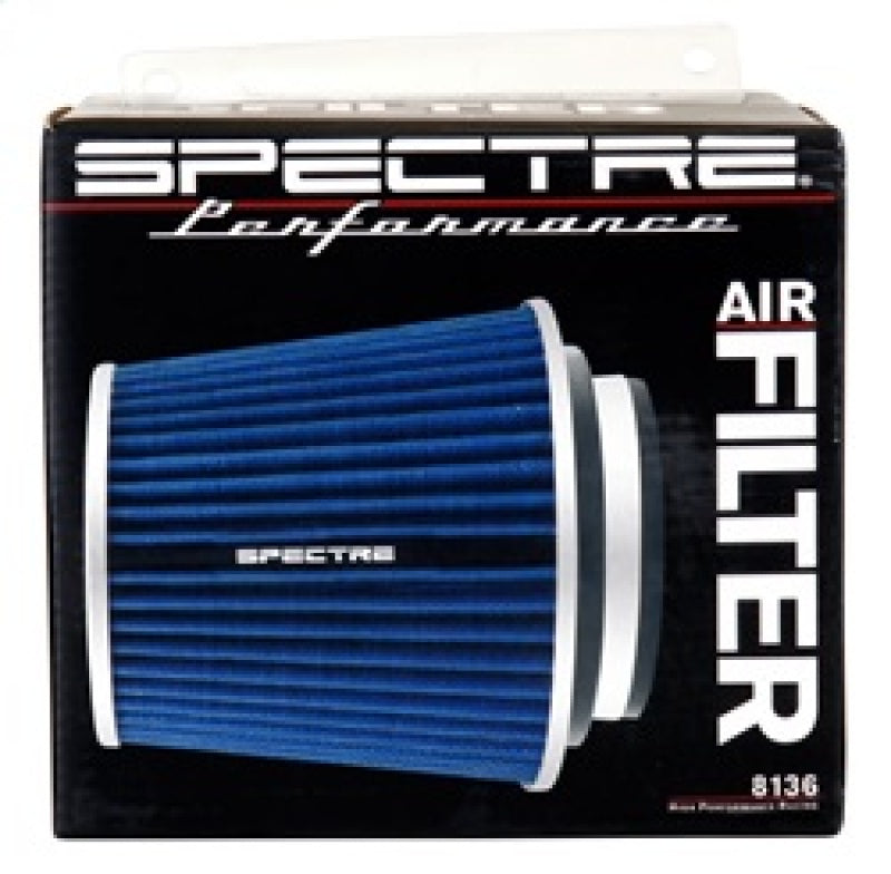 Spectre 8136 - SPE8136 - Spectre Adjustable Conical Air Filter 5-1/2in. Tall (Fits 3in. / 3-1/2in. / 4in. Tubes) - Blue - Shipped in Europe - Tuningsupply.com